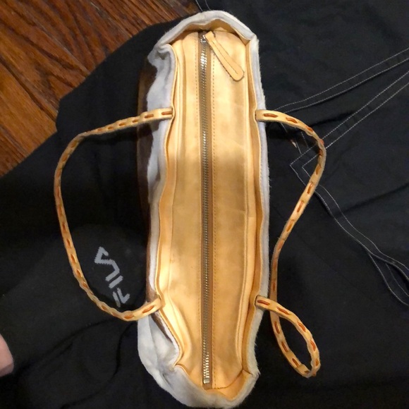 POMODORO rectangular cow hide bag - Picture 6 of 8